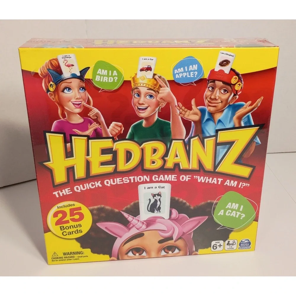 Hedbanz Kids' Card Headbands Guessing Game for Family Fun Night All Ages! NEW